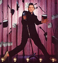 Robert Gordon on his Harley Dav...